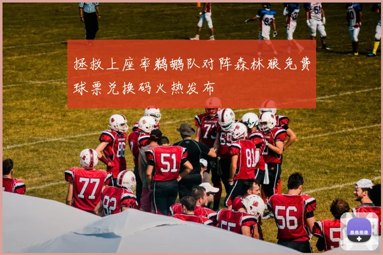 拯救上座率鹈鹕队对阵森林狼免费球票兑换码火热发布