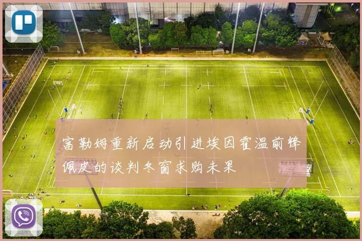 富勒姆重新启动引进埃因霍温前锋佩皮的谈判冬窗求购未果