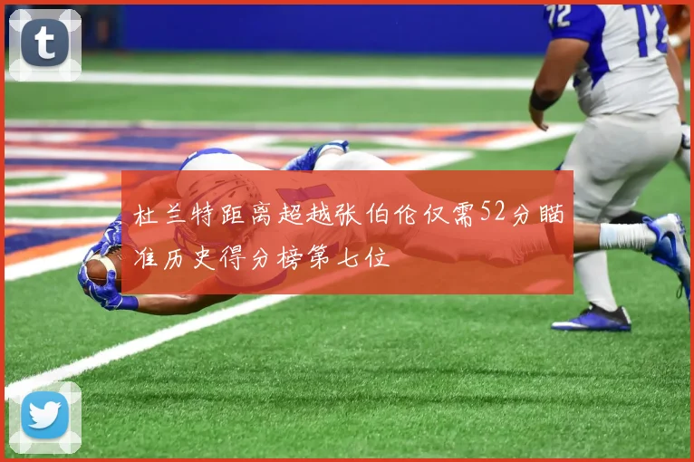 杜兰特距离超越张伯伦仅需52分瞄准历史得分榜第七位